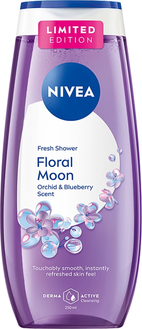 Xhel për dush Nivea Floral Moon Refreshing për femra, 250ml