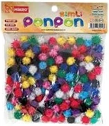 Mikro Simli Ponpon – Mix Ngjyrash