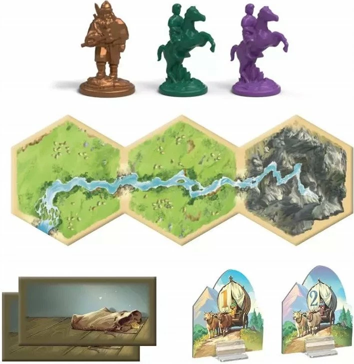 Zgjerim lojë tavoline Galakta Catan Traders and Barbarians për 5-6 lojtarë, Edicioni 2025, PL-CTN08, Polonisht