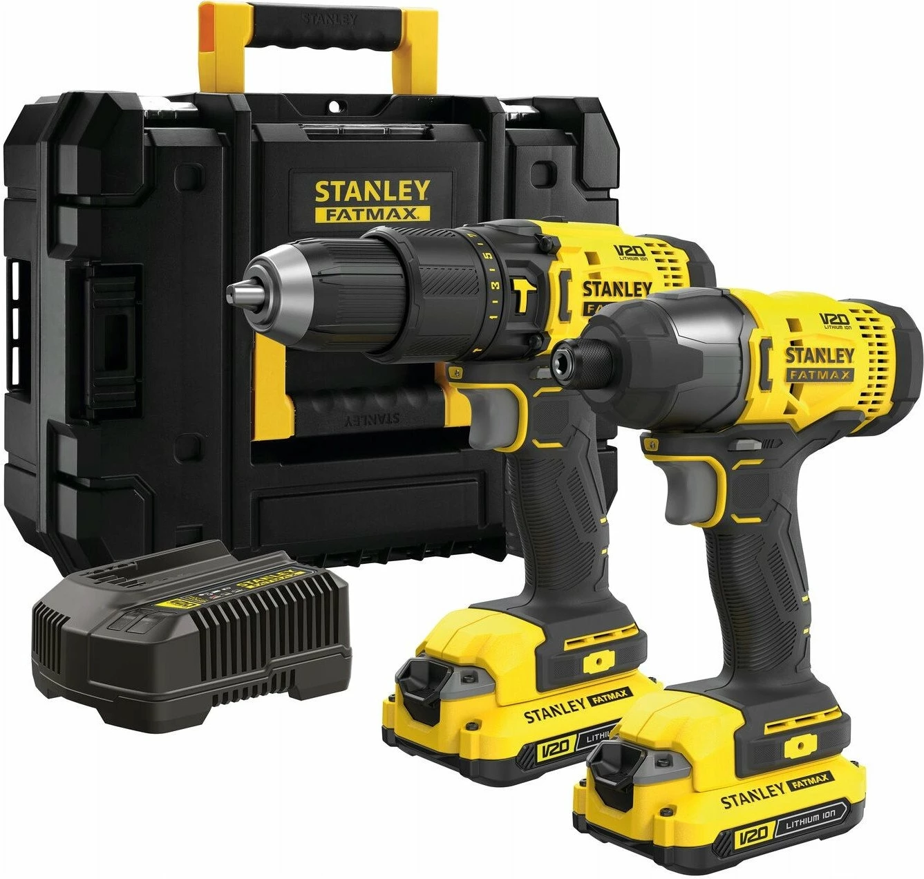 Set veglash me bateri Stanley Fatmax SFMCK465D2T-QW, 18V, 2x2.0Ah, 6-pjesë, me valixhe