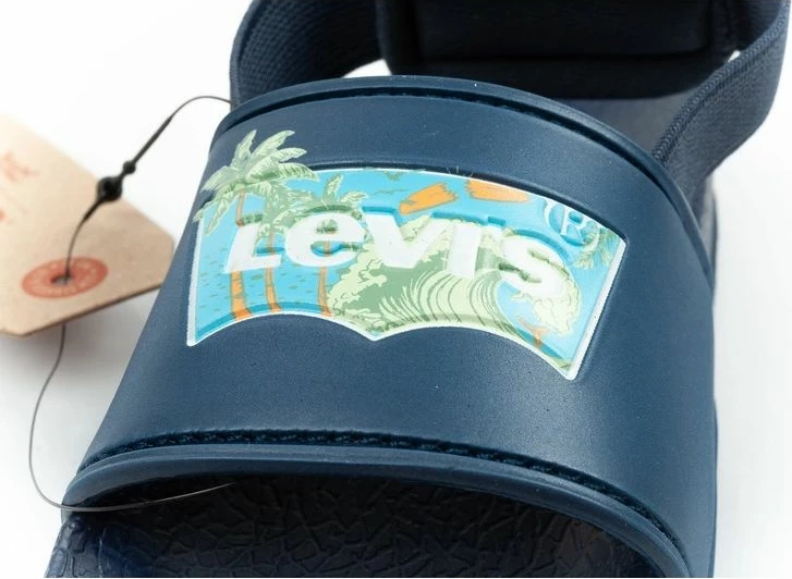 Sandale për djem Levi's Pool S Mini, navy blue