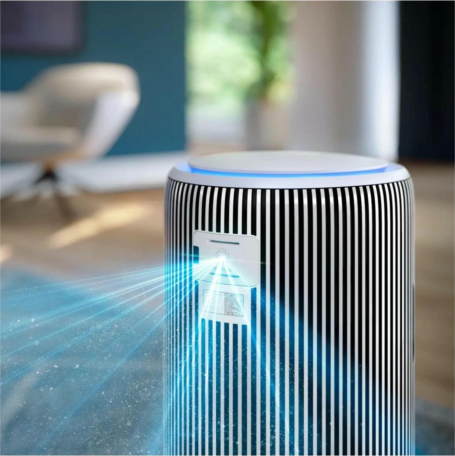 Pastrues ajri me humidifikues Philips PureProtect Water 3400 AC3420/10, Wi‑Fi, 300 m³/h, i bardhë