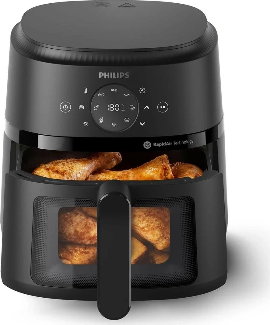 Fryer ajri Philips Ovi 2000 NA220/00, 4.2L, e zezë