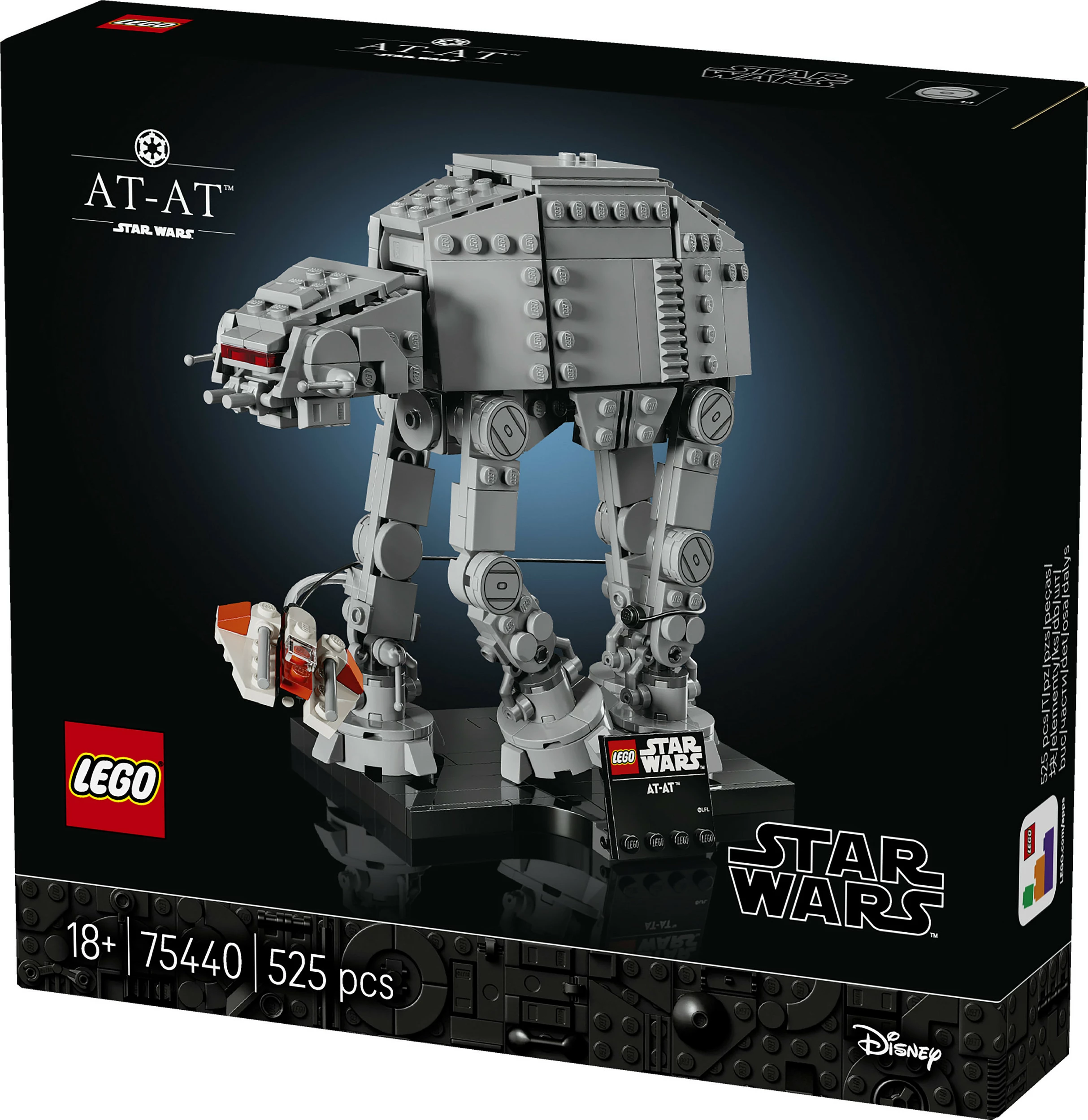 Set ndërtimi LEGO Star Wars AT-AT 75440, 525 copë, 18+, shumëngjyrësh