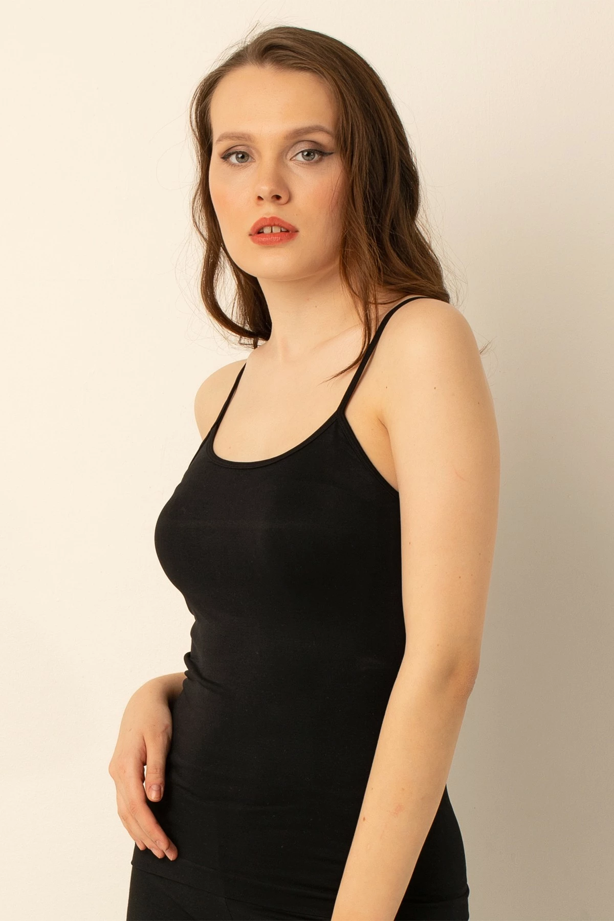 Bluzë pa mëngë për femra, e zezë, Jumeon 237-007500