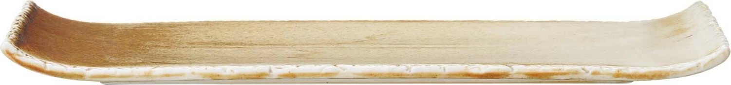 Pjatë drejtkëndore Fine Dine Constancy 340x150 mm, kafe, set 3 copë