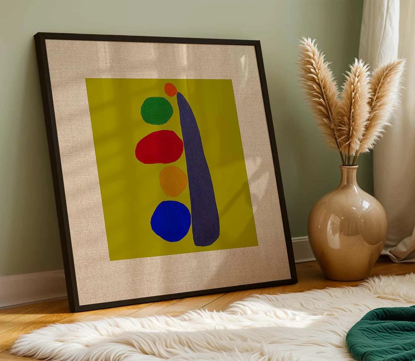 Pikturë dekorative në kanavacë me kornizë, shumëngjyrëshe, Wallity SC11361_100100