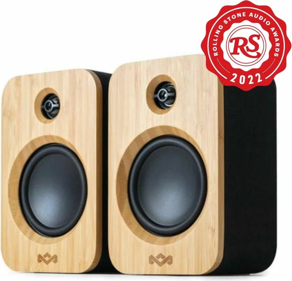 Altoparlantë House of Marley Get Together Duo Bluetooth 5.0, True Wireless, USB-C, 2 copë, Signature Black