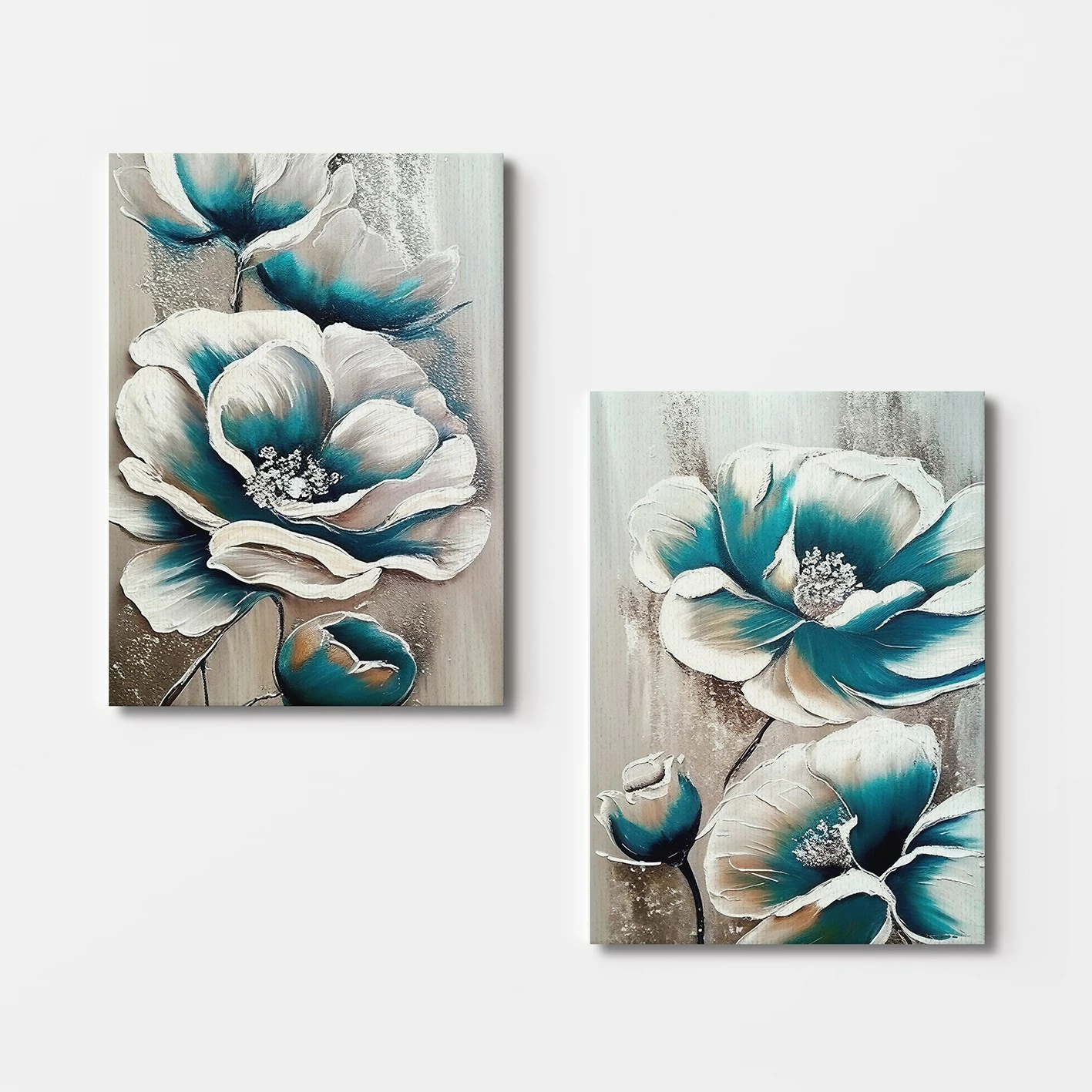 Pikturë dekorative në kanavacë (2 copë), Wallity, 2KNV4237, 50x70cm