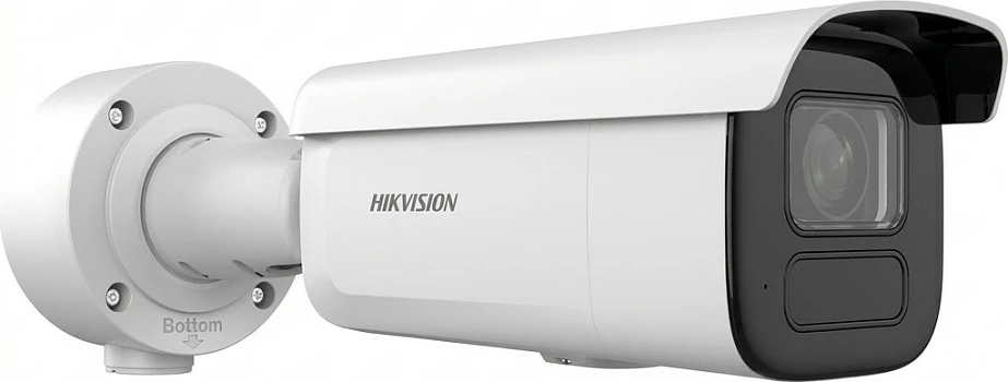 Kamerë sigurie IP Bullet Hikvision DS-2CD3643G2-IZSU, 4MP, lente 2.7-13.5mm, e bardhë