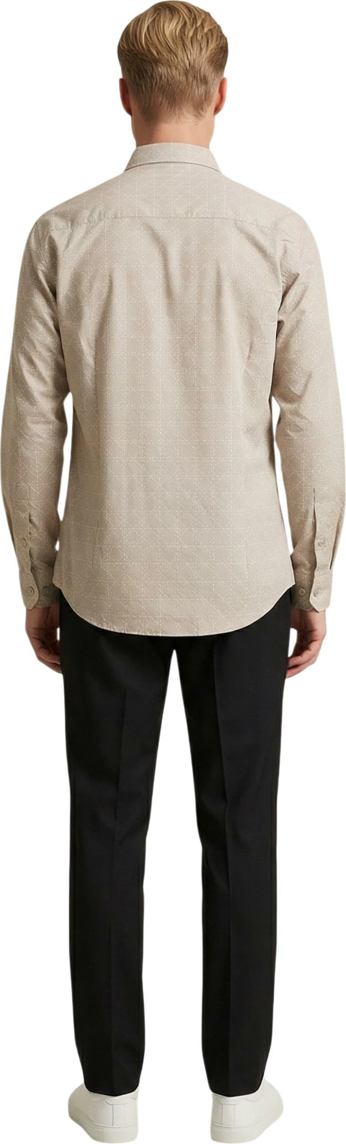 Këmishë overshirt për meshkuj Gianni Lupo GL1013TB, bezhë [Madhësia: S]