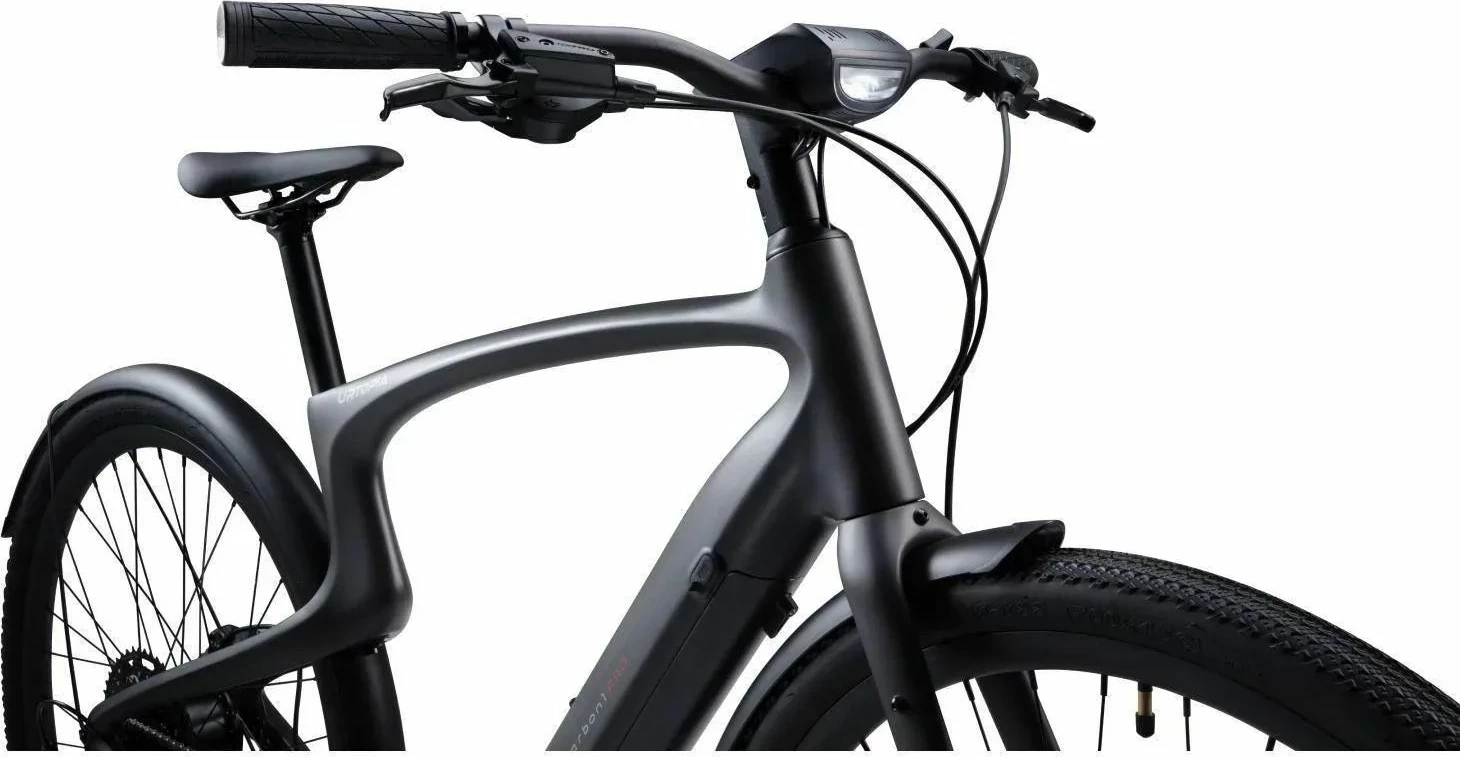 Biçikletë elektrike Urtopia Carbon 1 Pro, madhësia M (170-185 cm), e zezë