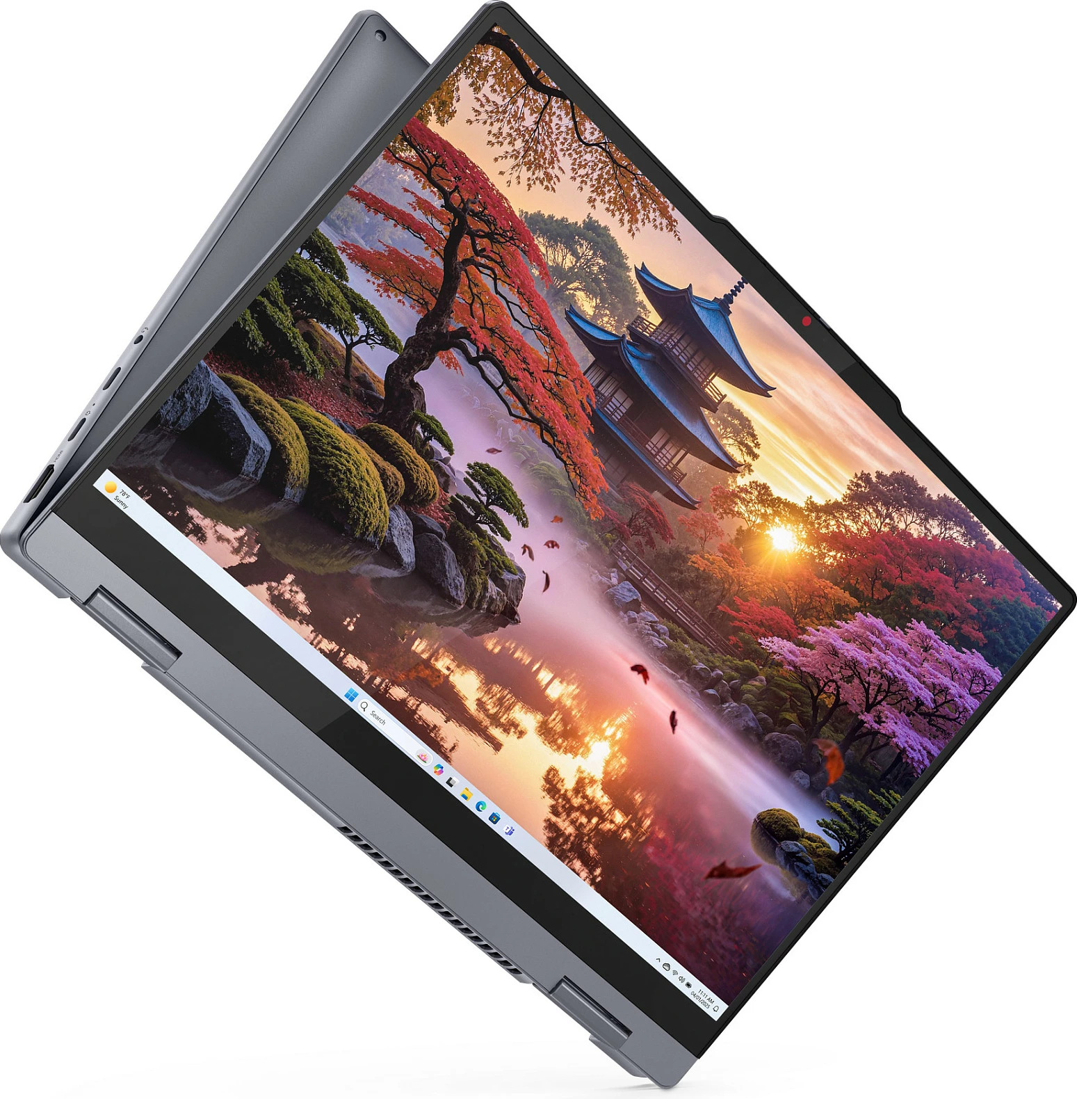 Laptop 2-në-1 Lenovo IdeaPad 5, Ryzen AI 5 340, 16GB RAM Memorje, 512GB SSD, 14" WUXGA, Windows 11 Home, Luna Grey