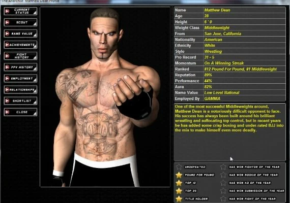 World of Mixed Martial Arts 3 EN Global