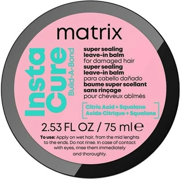 Balsam për flokë Matrix Instacure Build-A-Bond Repairing Leave-In për femra 75ml