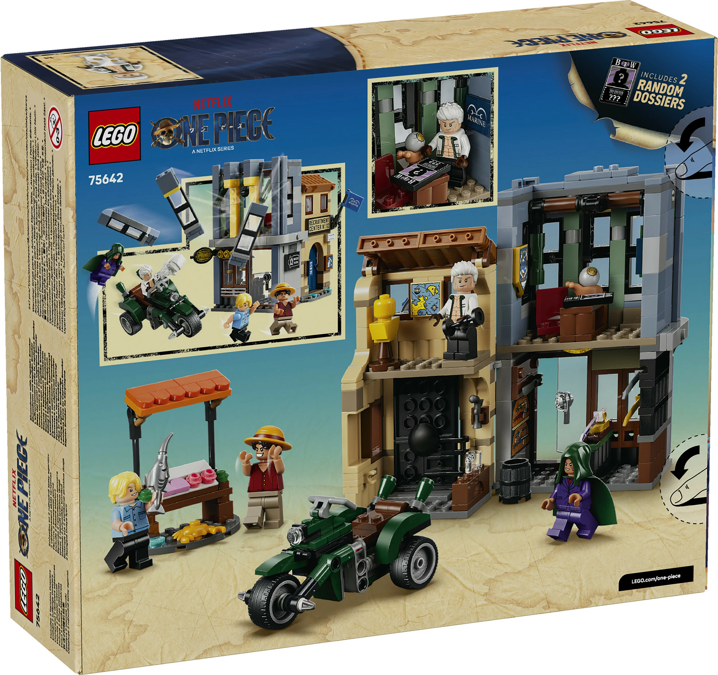 Set LEGO One Piece 75642 Showdown with Captain Smoker, 547 pjesë, 9+