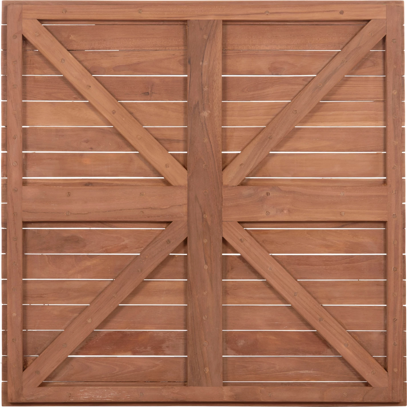 Sipërfaqe tavoline katrore, dru tik natyral, 80x80x4cm