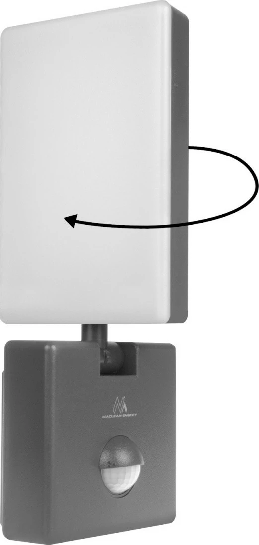 llambë LED me sensor lëvizjeje Maclean MCE516GR 10W IP65 4000K 800lm, gri