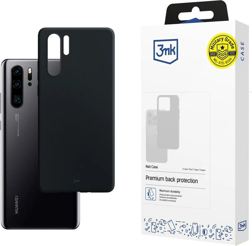 Mbështjellës 3mk Matt Case për Huawei P30 Pro, i zi