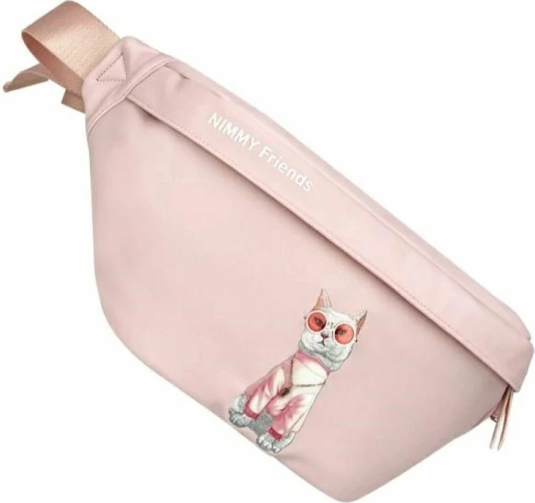 Çantë krahu Nimmy Glasses Cool Cat, rozë