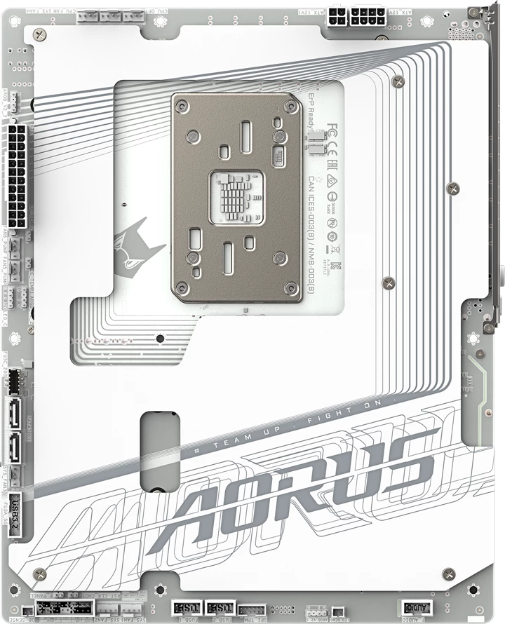 Pllakë amë GIGABYTE X870 AORUS STEALTH ICE, AM5, 4x DDR5, WiFi 7, ATX, e bardhë