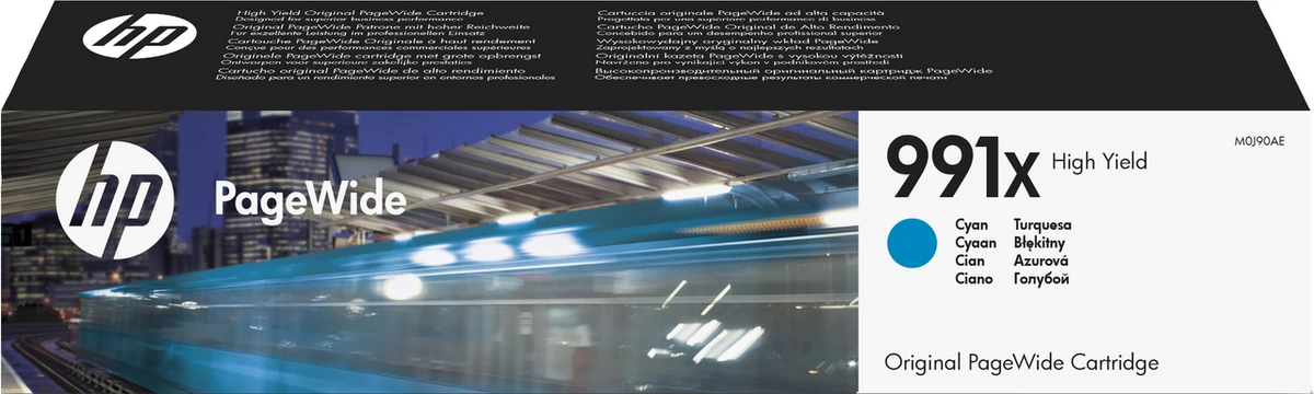 Kartush bojë, HP, 991X M0J90AE, XL 193 ml 16000 faqe, cyan