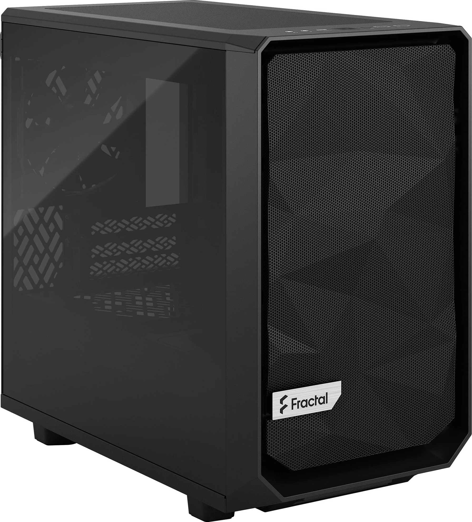 Kasë Fractal Design Meshify 2 Nano, Mini-Tower, Tempered Glass Dark Tint, e zezë
