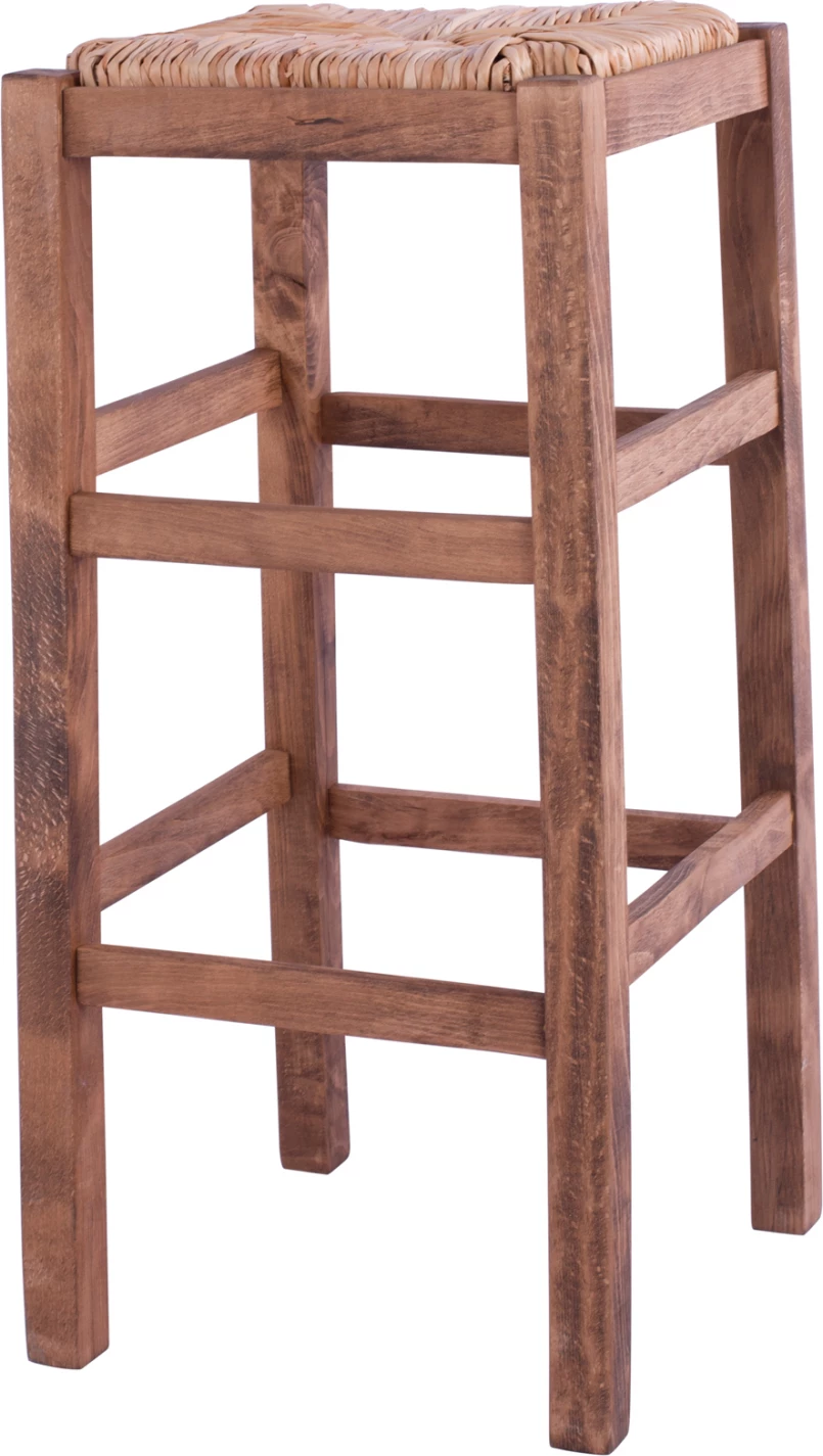 Karrige për bar prej druri pa mbështetëse me kashtë FH10378.01