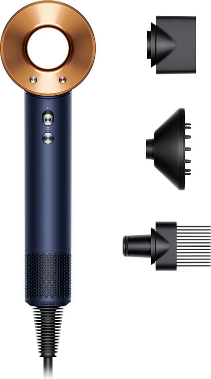 Tharëse flokësh Dyson Supersonic HD07, Prussian Blue/Rich Copper