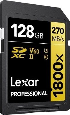 Kartë e memories Lexar SDXC 128GB Professional 1800x UHS-II U3