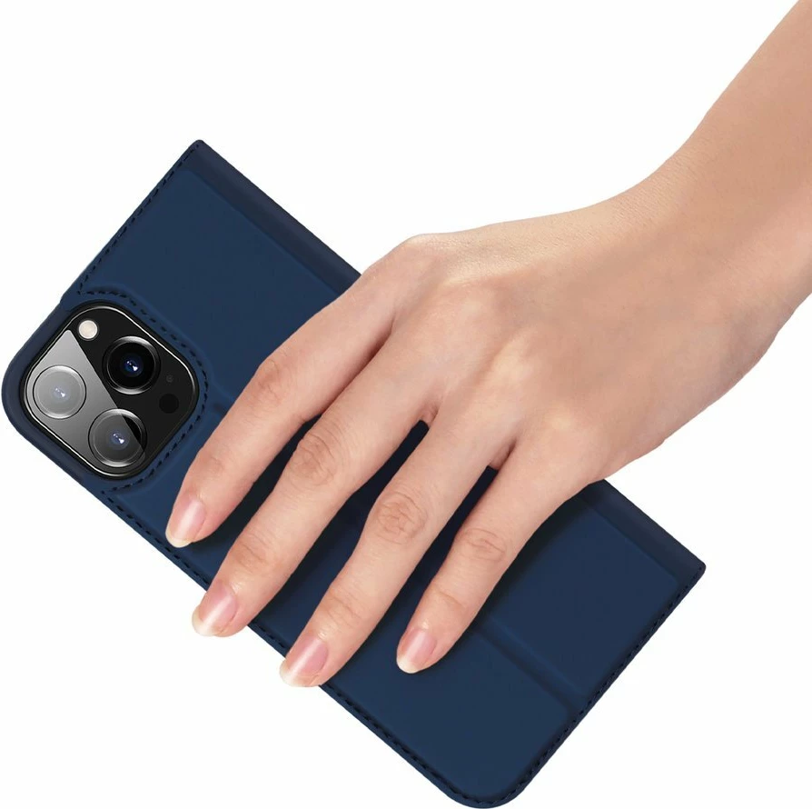 Mbështjellës Dux Ducis Skin Pro Bookcase për iPhone 13 Pro Max, kaltër