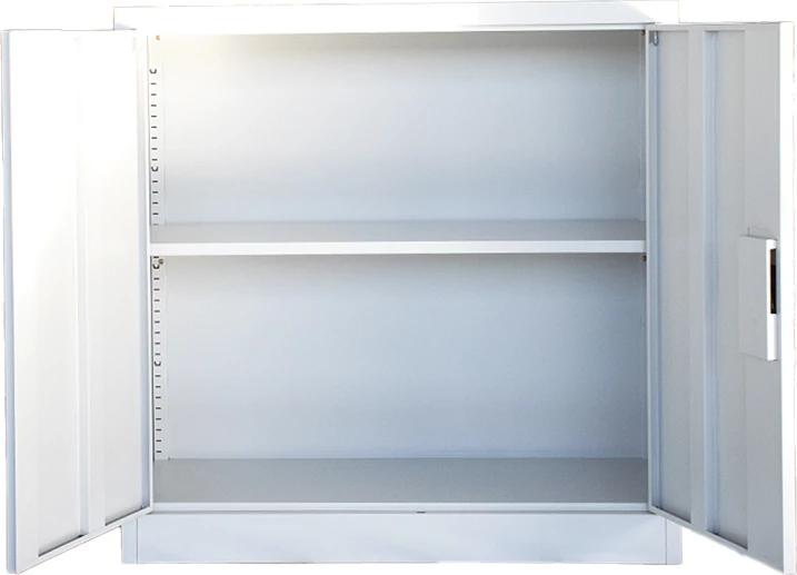 Dollap metalik Armon I, ngjyrë gri e çelët, 90x40x90cm