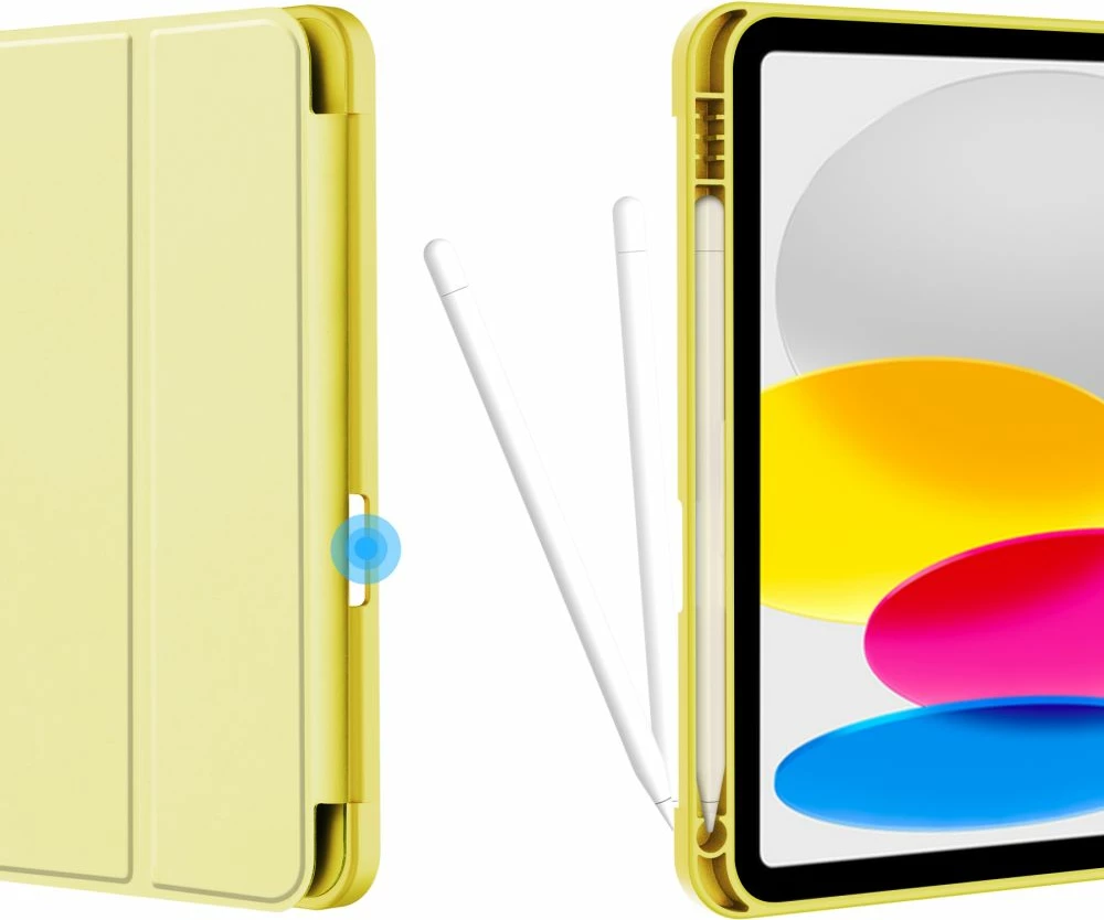 Mbështjellës Tech-Protect SC Pen për iPad 10.9" (2022), Silikon, e verdhë