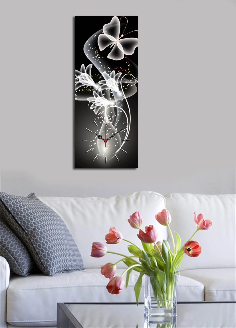 Orë muri dekorative prej kanavace, Wallity, 3070CS-36, shumëngjyrëshe, 30x70cm