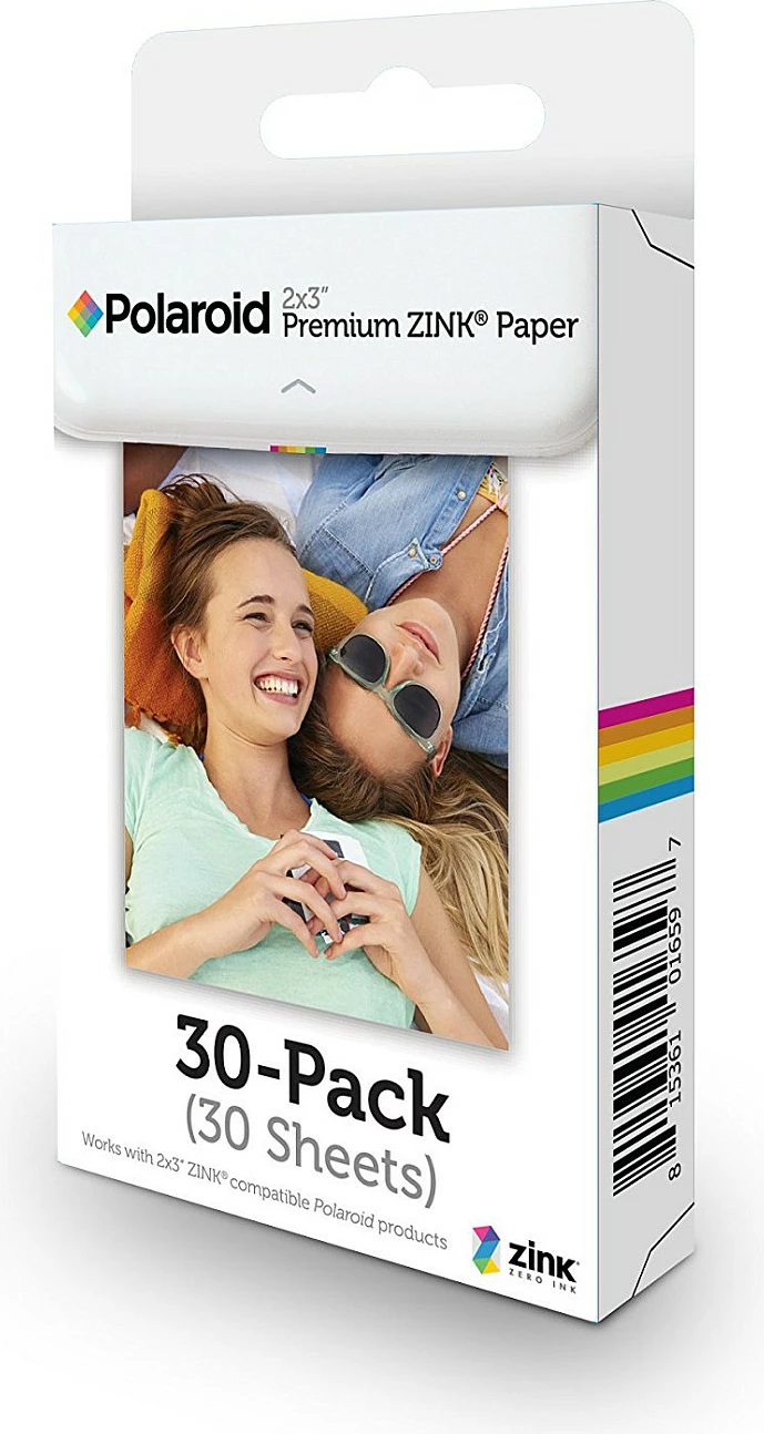 Letër fotografike Polaroid Premium ZINK 2x3", 30 copë