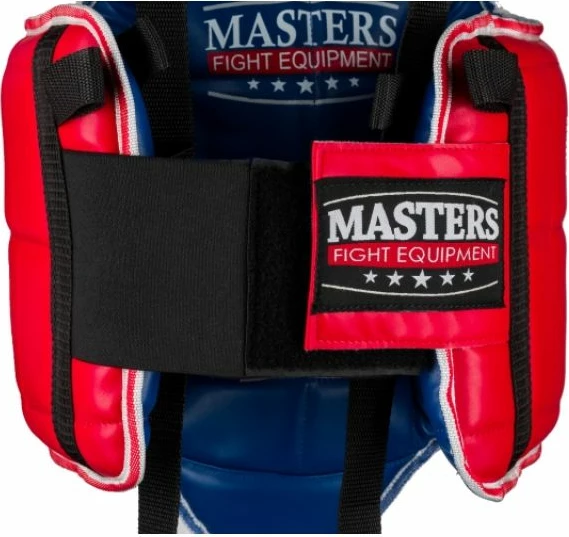 Mbrojtës trupi për meshkuj Masters, kuq/kaltër