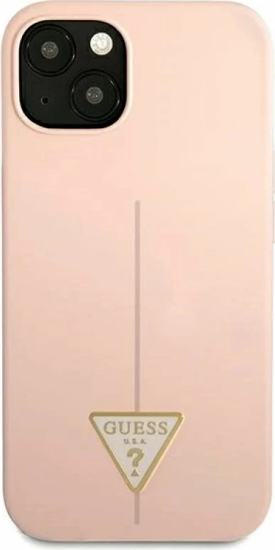 Kapak telefoni Guess GUHCP13MSLTGP për iPhone 13, rozë [Ngjyra: Rozë]