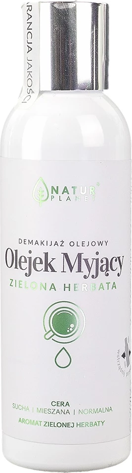 Vaj pastrues fytyre për femra Natur Planet Green Tea Cleansing Oil, 150ml