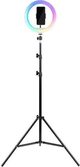 Tripod Havit ST7026 me unazë drite RGB, e zezë