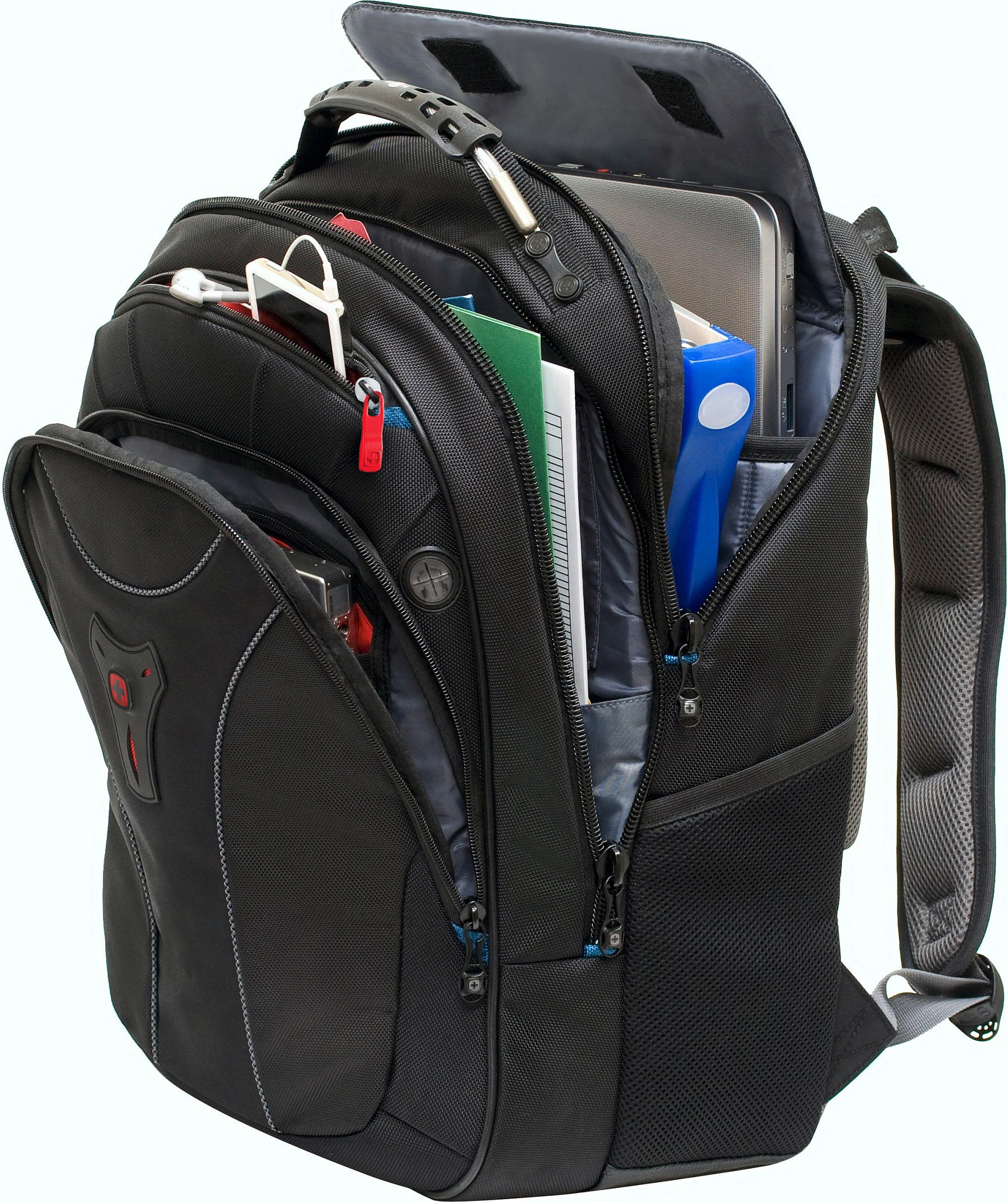 Çantë shpine për laptop Wenger/SwissGear 600637, 17", 30 L, e zezë
