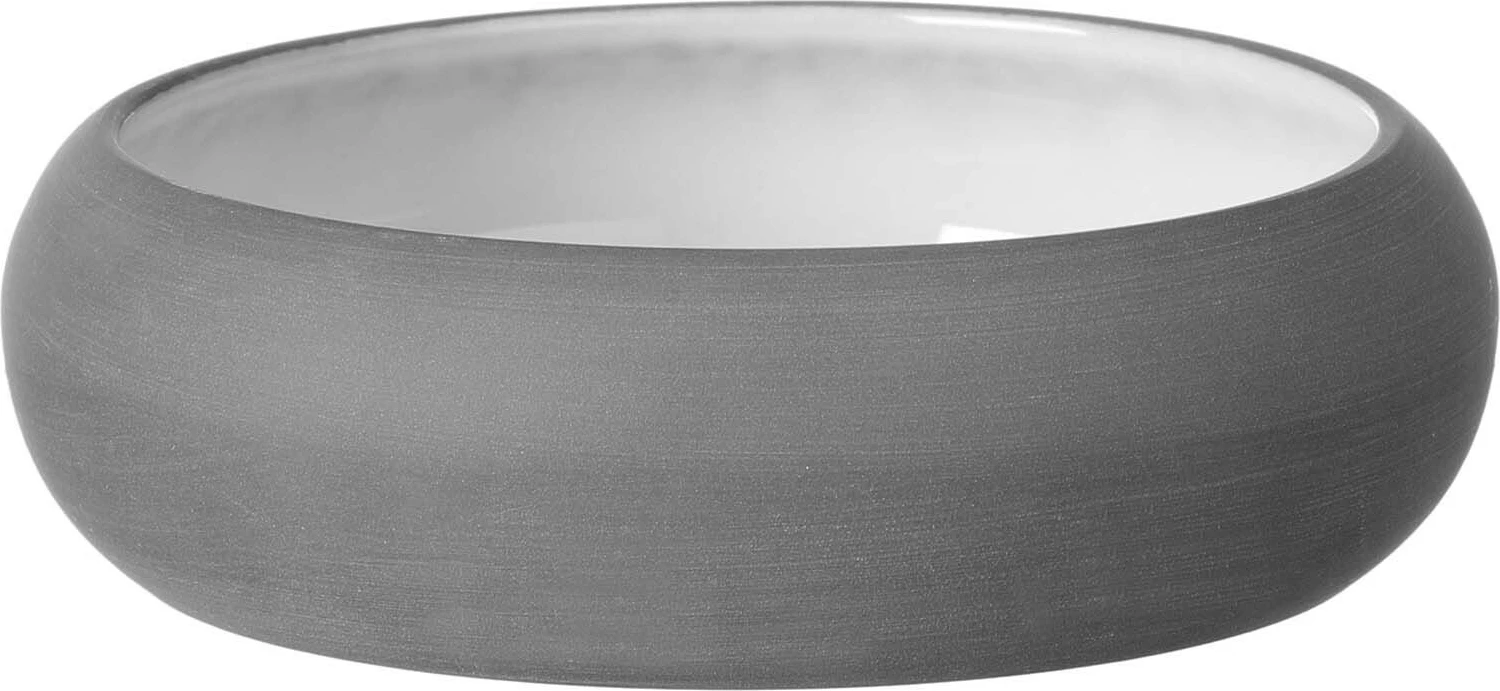 Tas Fine Dine Mia White 420 ml 140 mm, gri/bardhë, set 3 copë