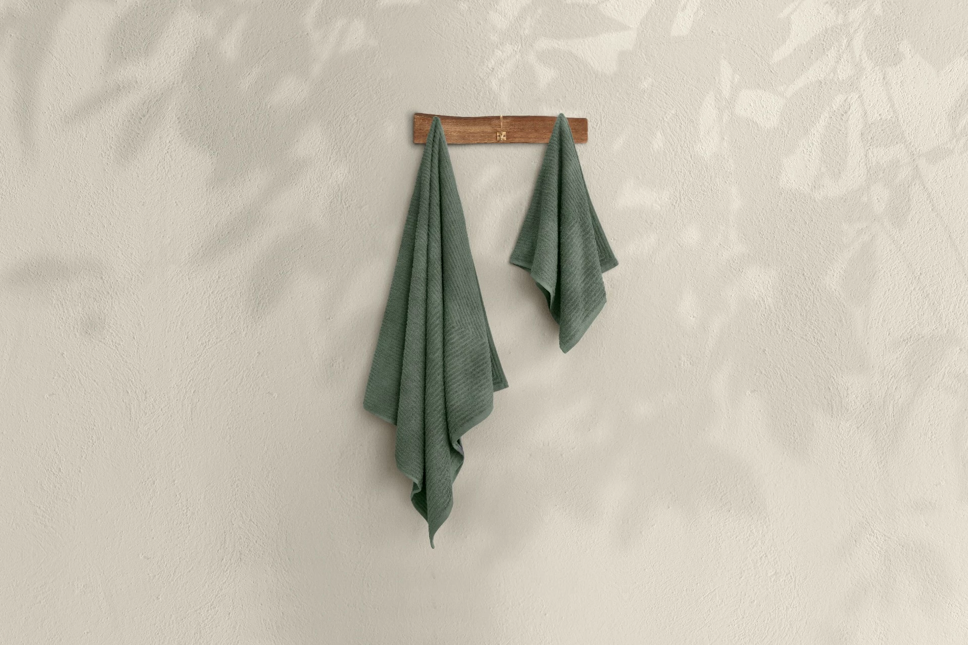 Set peshqirësh banjoje (2 copë), Mijölnir, 1034A-071-1, ngjyrë e gjelbër