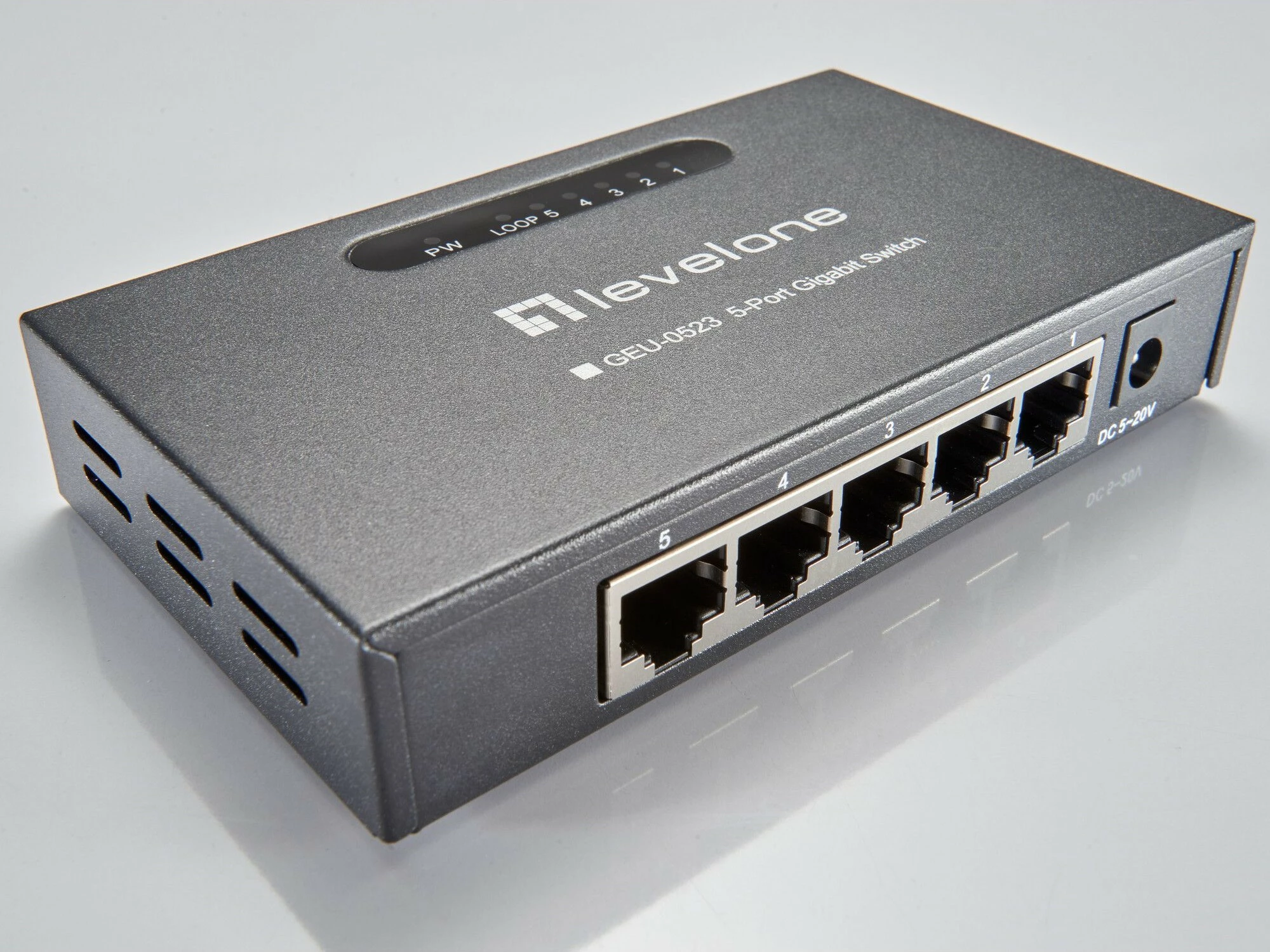 Switch LevelOne GEU-0523, Gigabit Ethernet, i zi