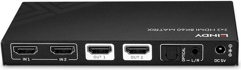 HDMI Matrix LINDY 2x2, 4K@60Hz