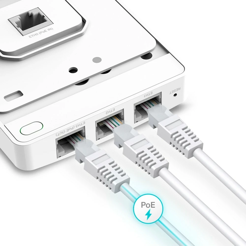 Access point TP-LINK EAP615-Wall, WiFi 6 AX1800, i bardhë