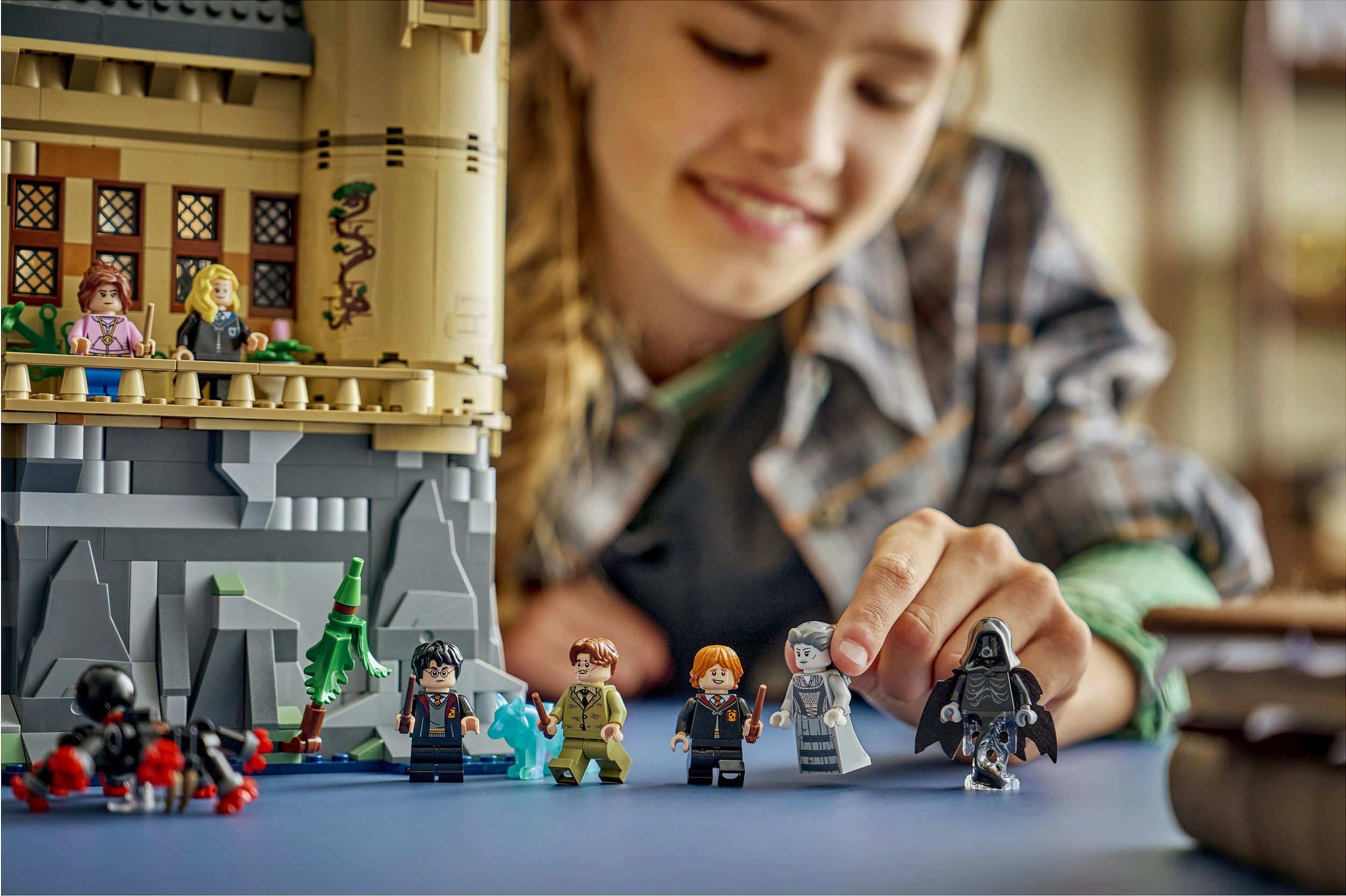 Set ndërtimi LEGO Harry Potter Hogwarts Castle 76463, 907 copë, 7 minifigura, shumëngjyrësh