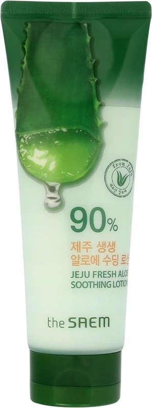 Balsam hidratues për fytyrë dhe trup për femra The SAEM Jeju Fresh Aloe 90% Soothing, 250ml