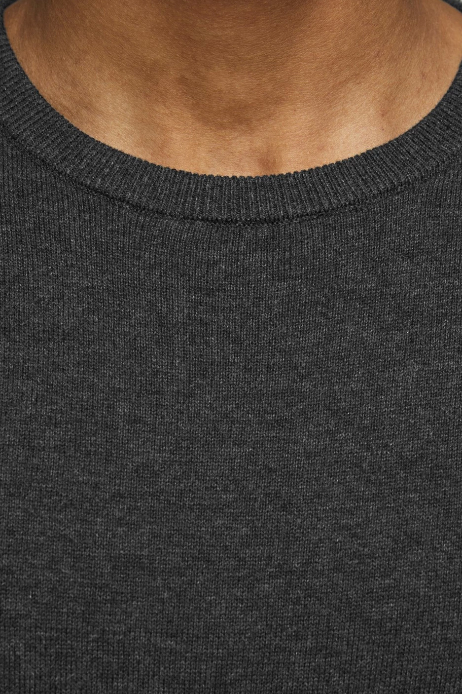 Xhemper për meshkuj Jack & Jones JJEBASIC 12137190, gri e errët [Madhësia: XL]