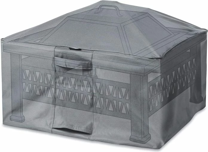 Mbulesë waterproof për fire pit katror VONHAUS Storm 78x78x50cm, gri