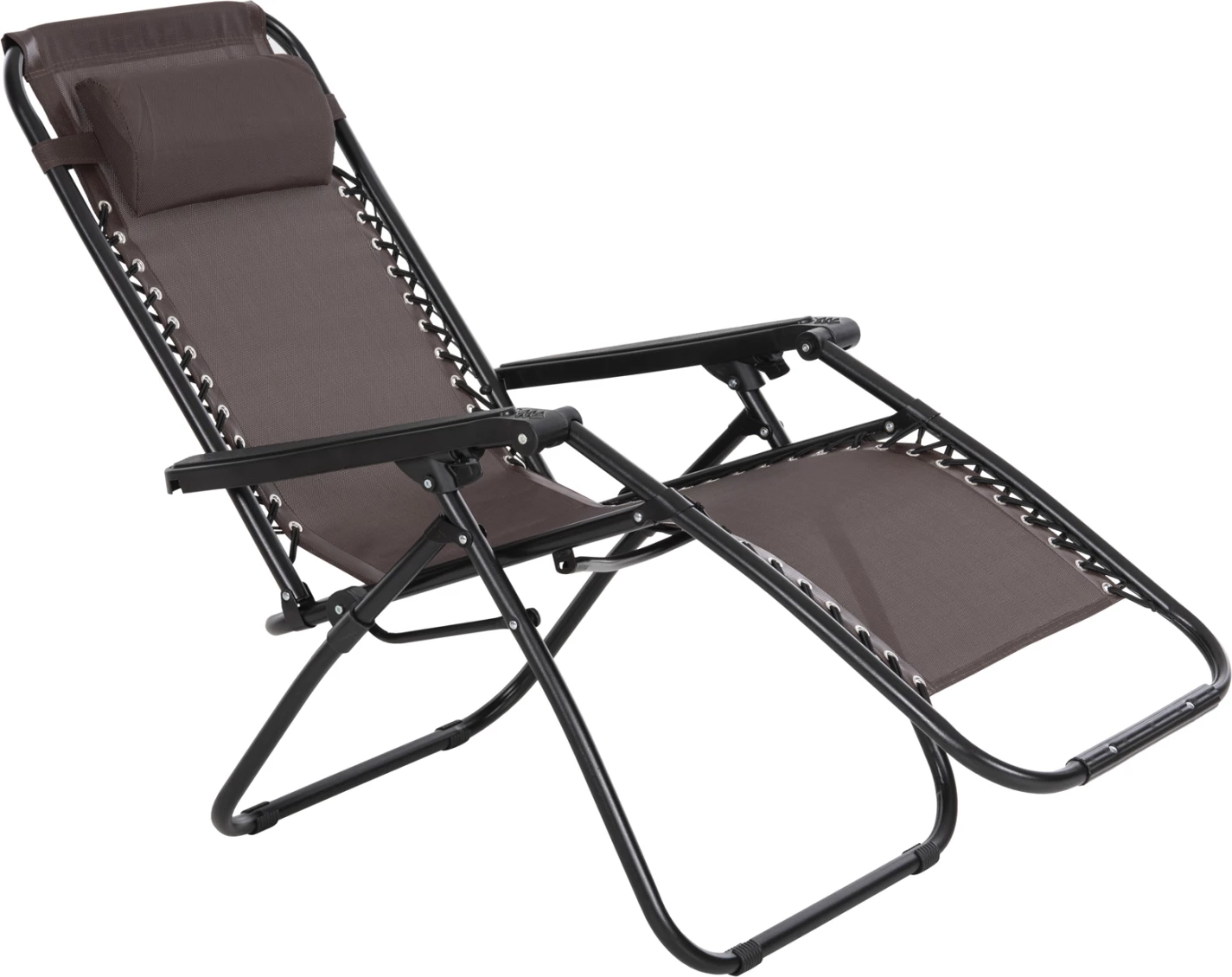 Karrige relaksuese COMPANION, tekstilene kafe, metal i zi, FH5095.13, 67x145x110cm